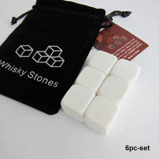 Drixon 100% Natural Whiskey Stones Sipping Dry Ice Cube Whisky Stone Whisky Rock Cooler Wedding Gift Favor Christmas Bar